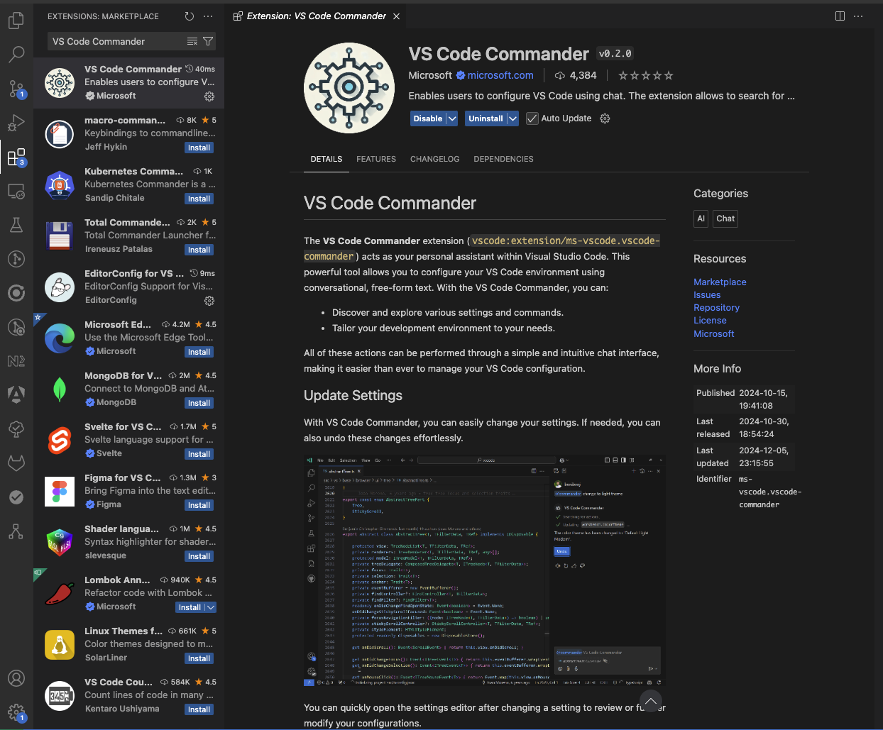 vscode-commander